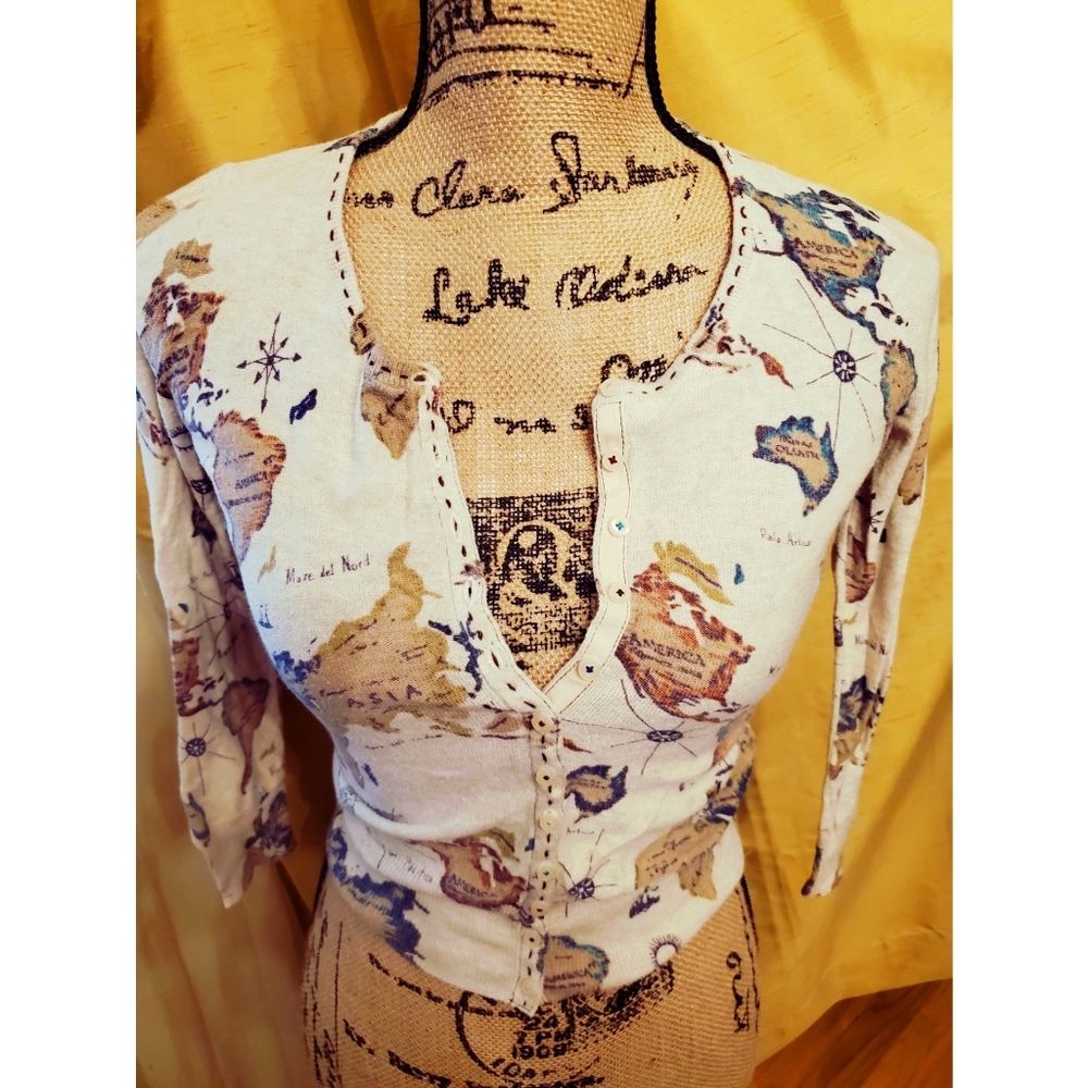 Guinevere Cartography Cardigan